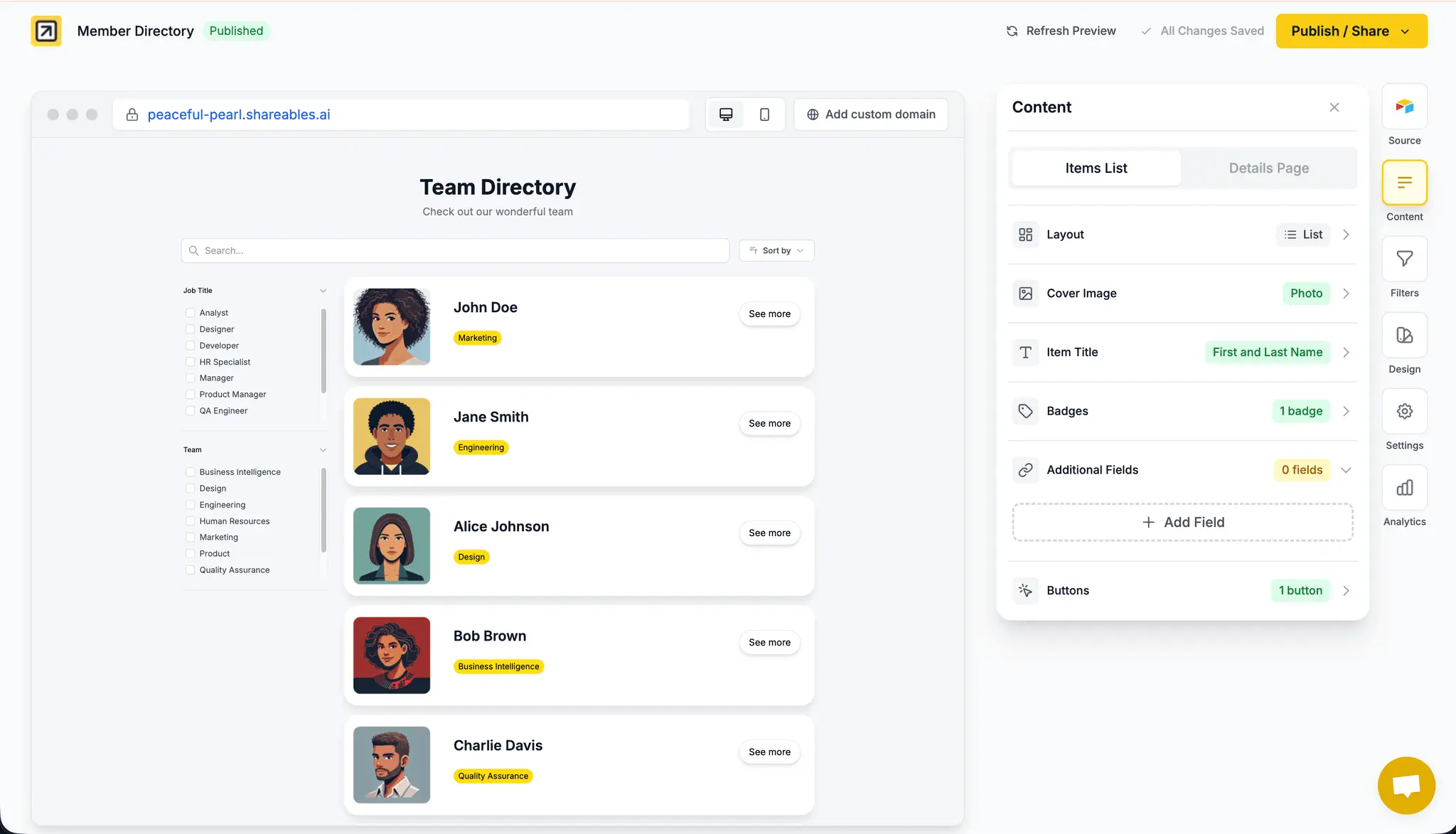 Screenshot 2 of Shareables