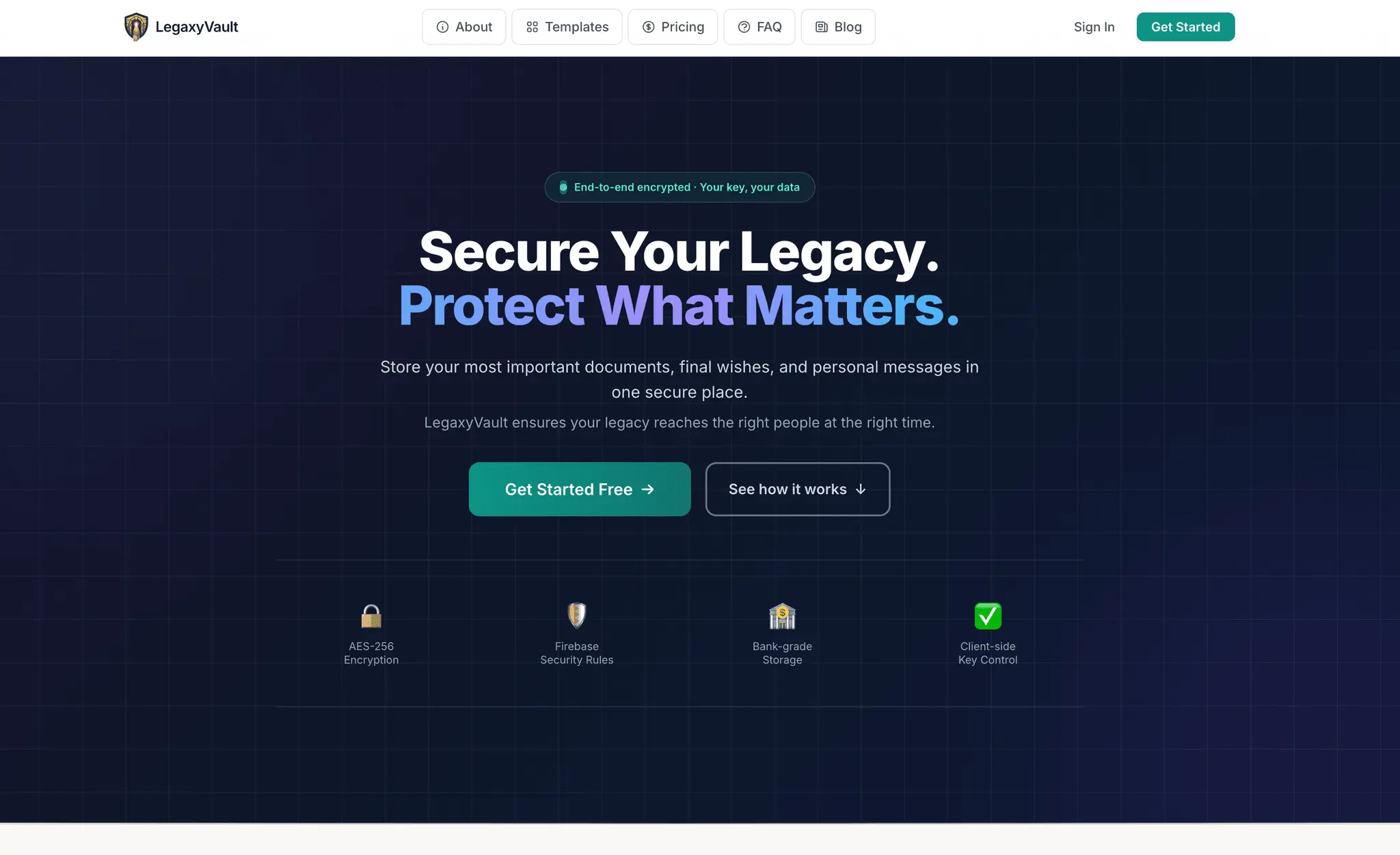 Screenshot 2 of LegaxyVault