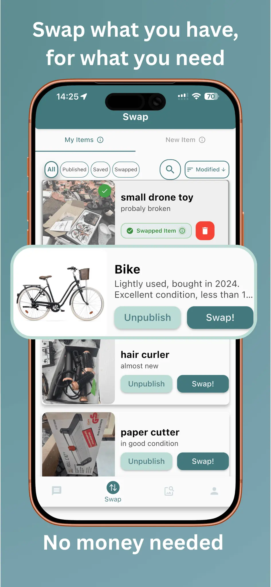 Screenshot 1 of Swappraise
