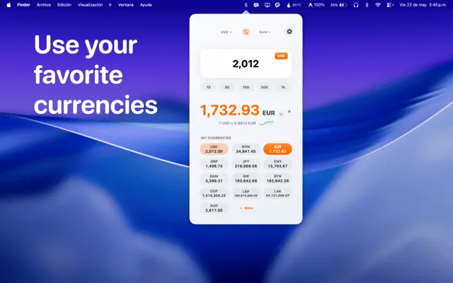 Screenshot 1 of Converty: Currency Converter App