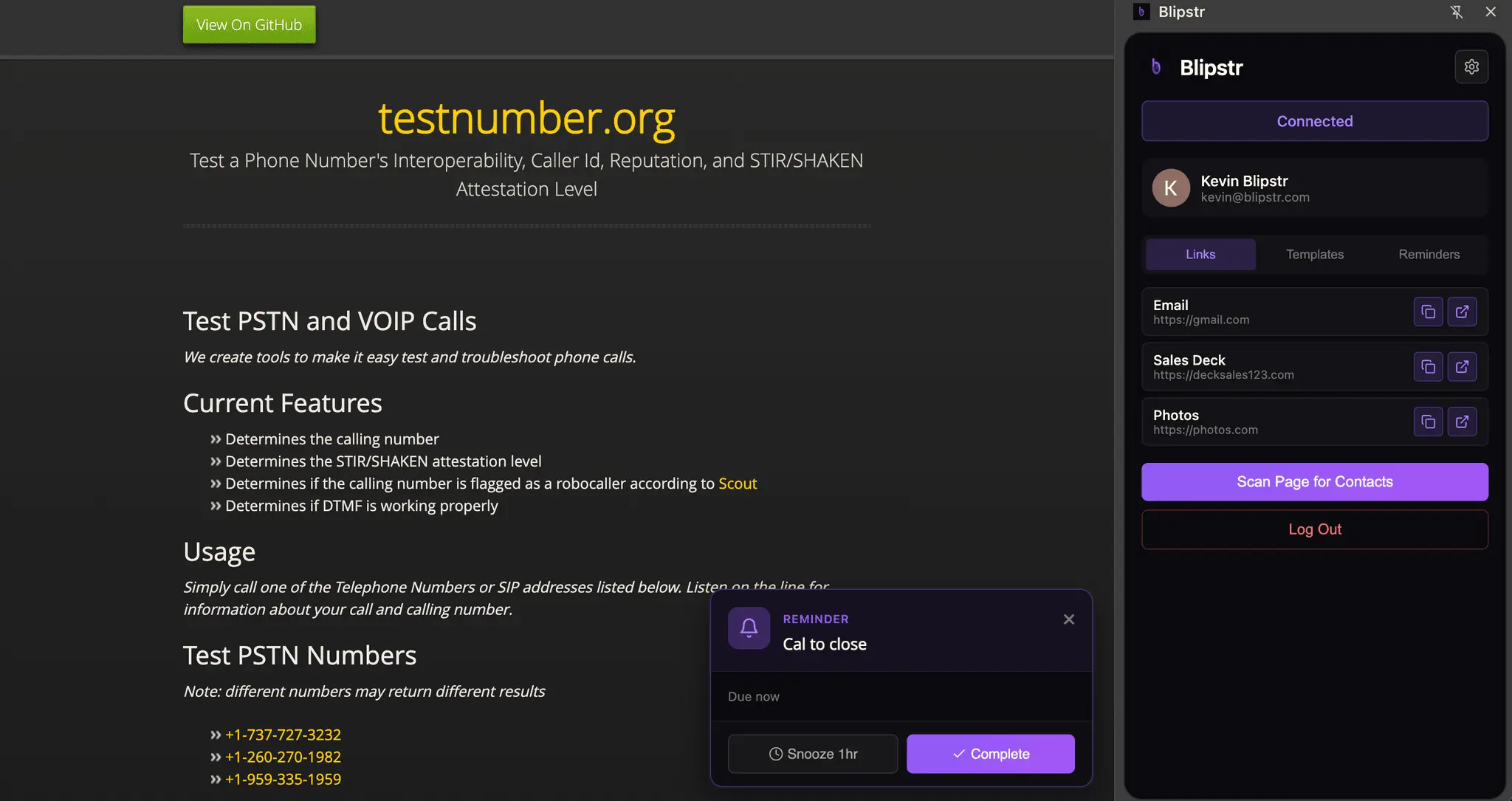 Screenshot 7 of Blipstr - Prospecting Sidecar