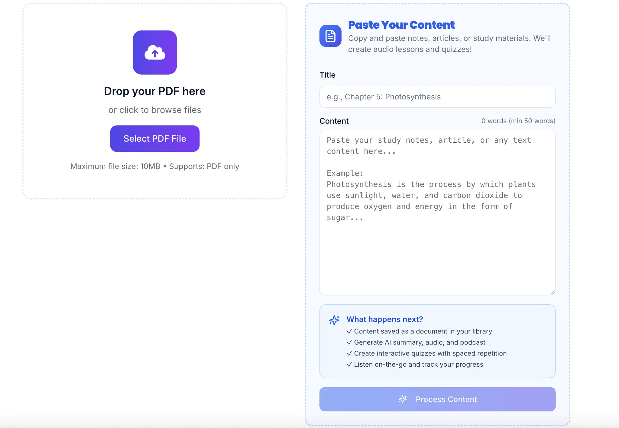 Screenshot 5 of VoiceBrief.io