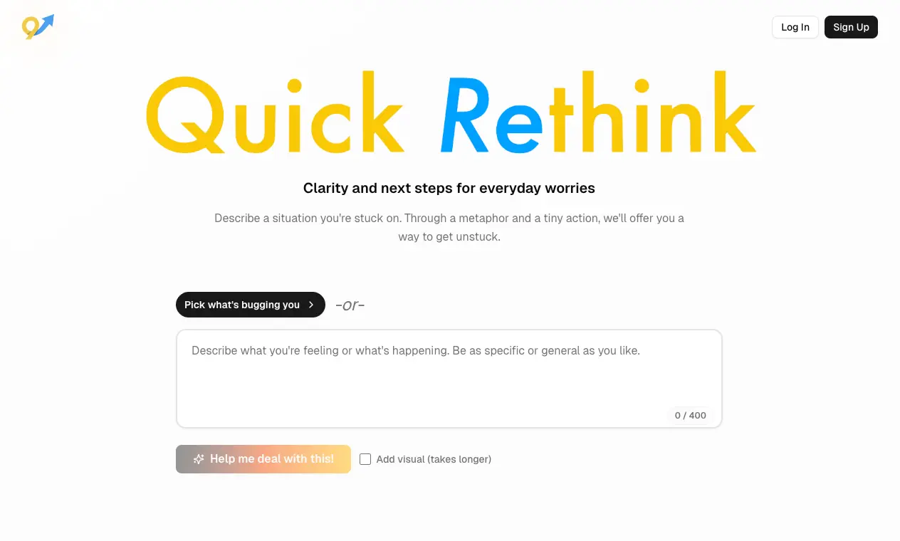 Screenshot 1 of Quick Rethink