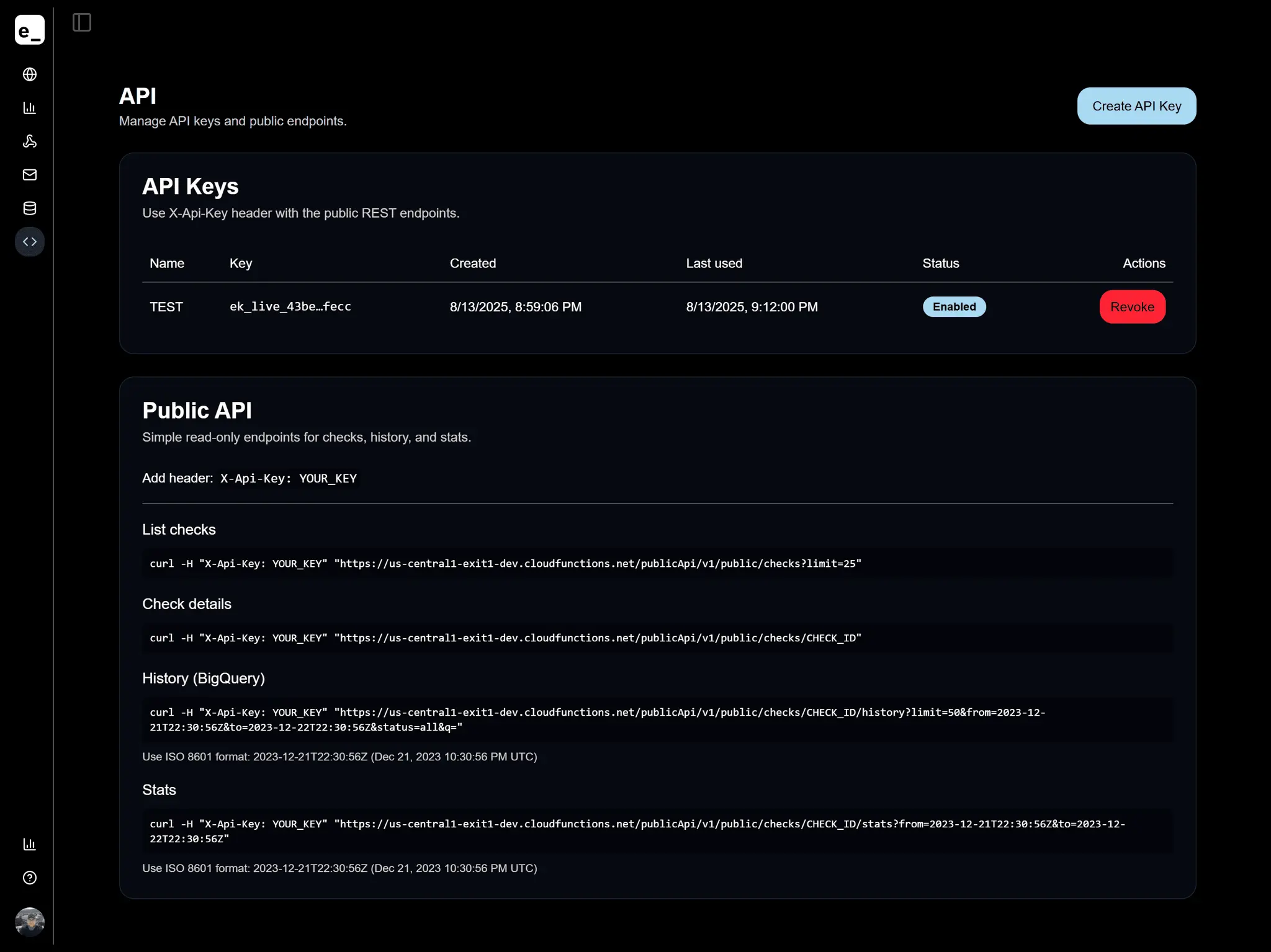Screenshot 3 of Exit1.dev