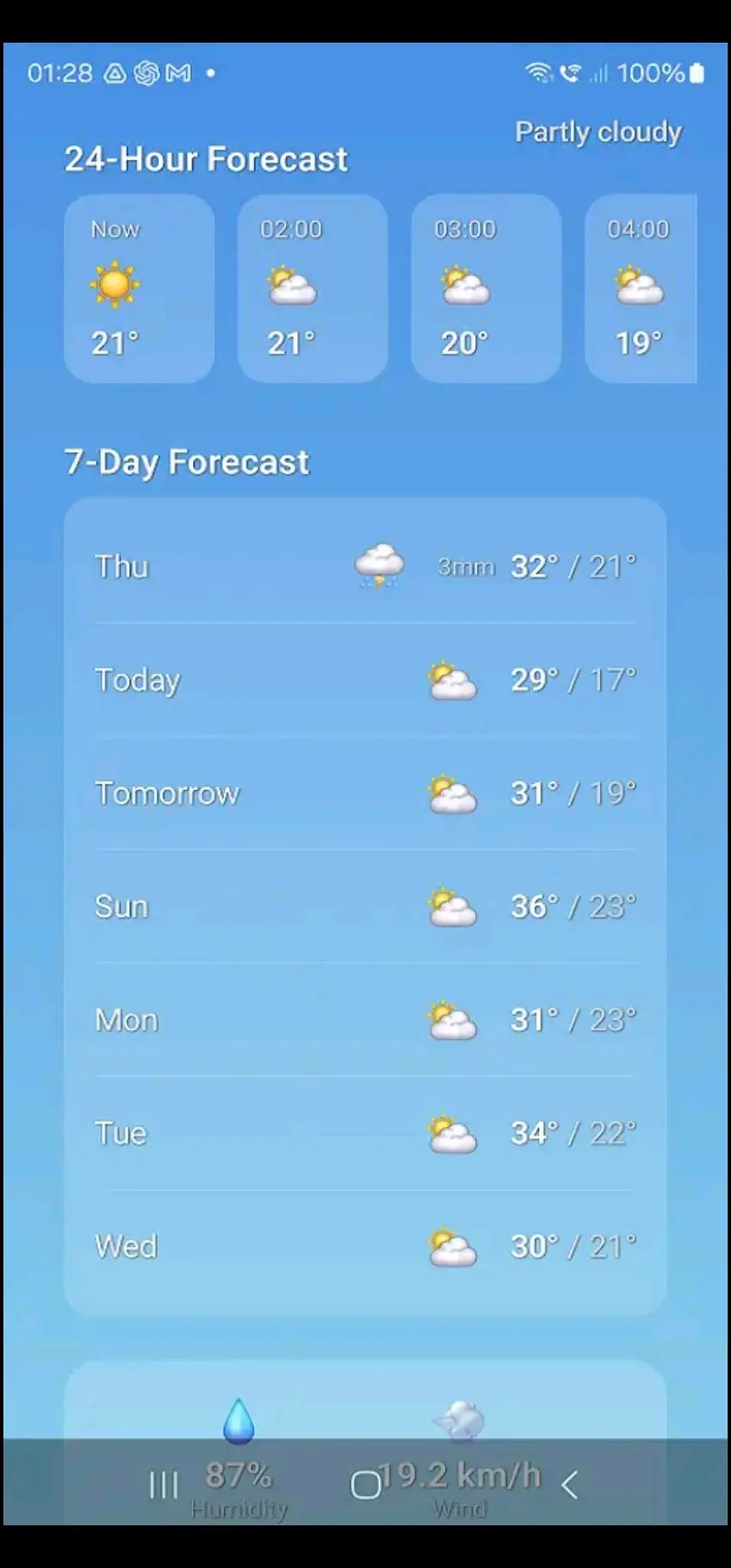 Screenshot 5 of Easy Weather: Local & Global
