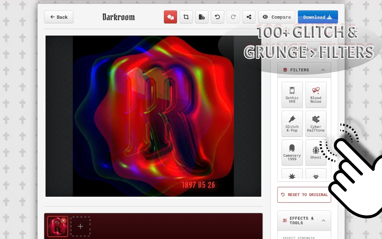Screenshot 3 of RawVamp: Glitch Art & Y2K Photo Effects