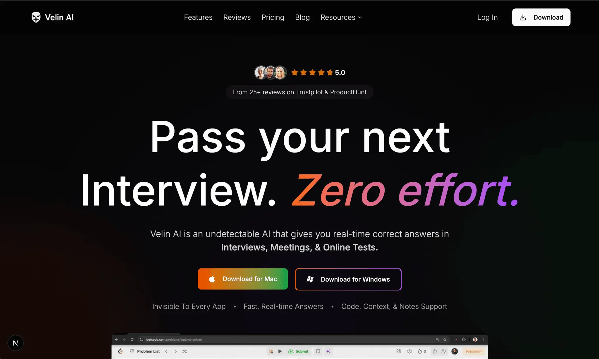 Screenshot 2 of Velin AI