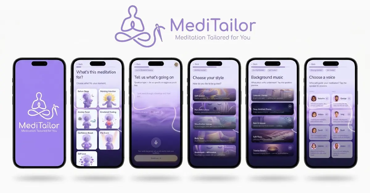 Screenshot 2 of MediTailor - AI Meditation App