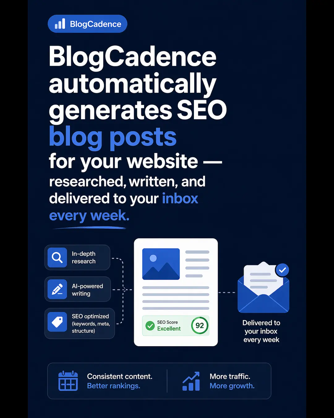 Screenshot 1 of BlogCadence