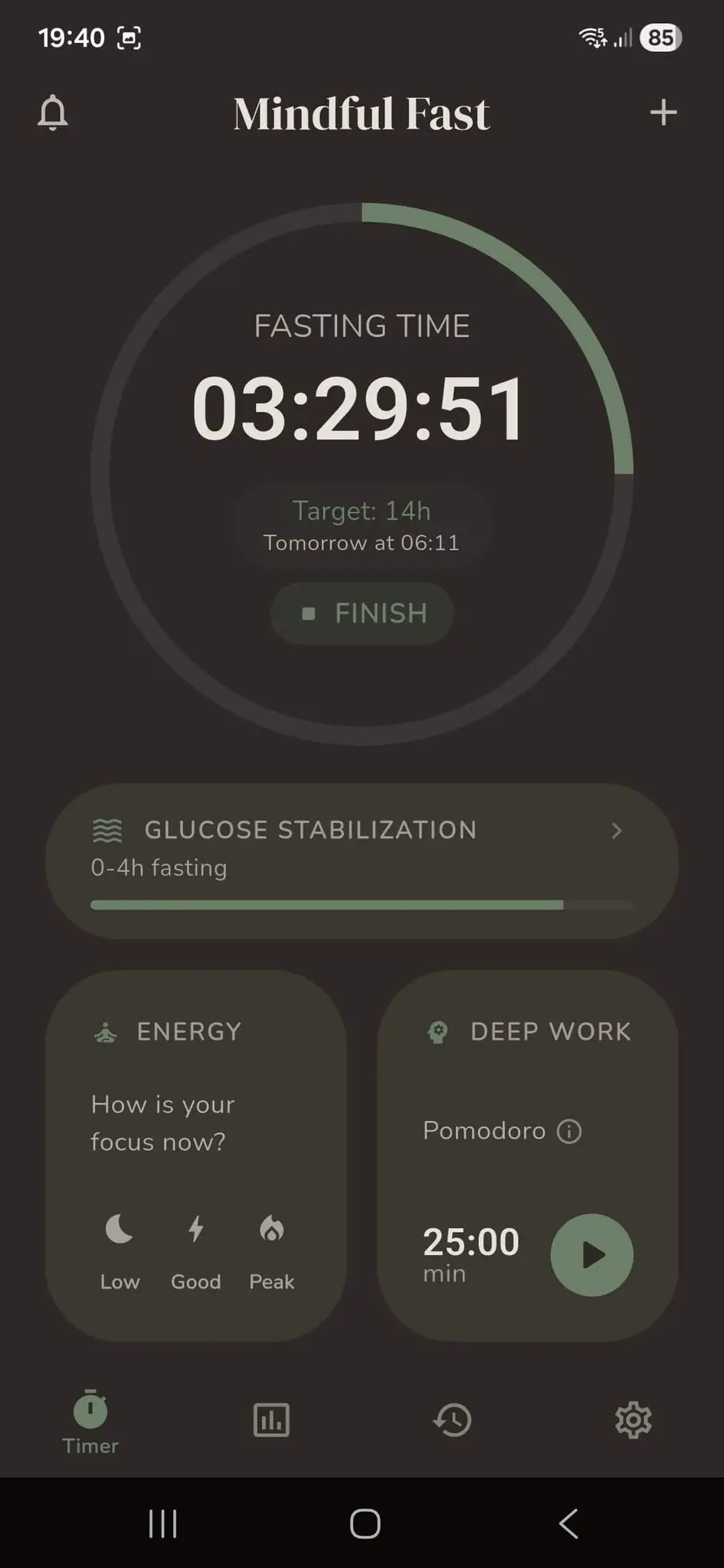 Screenshot 2 of Focus Fasting