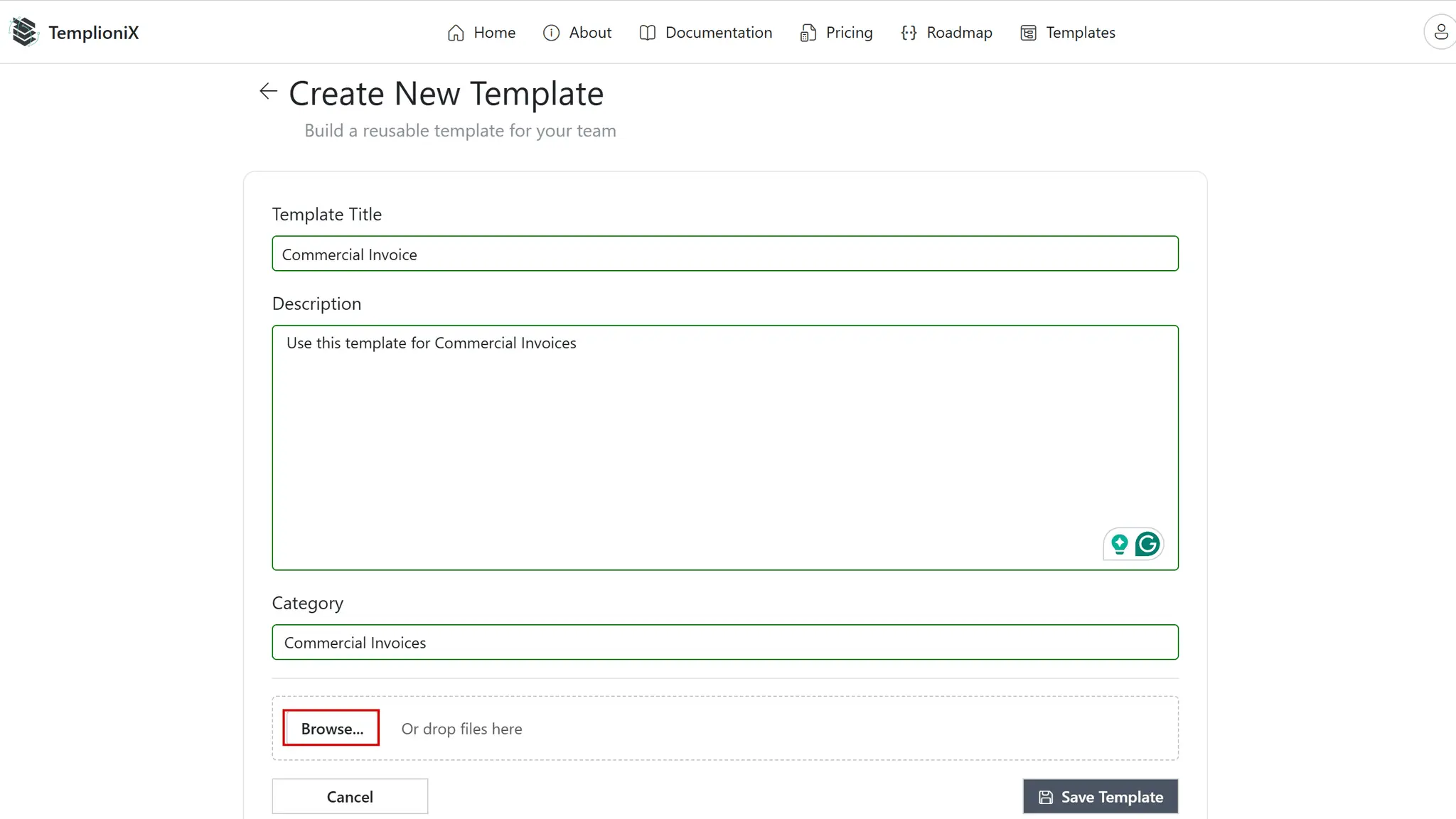 Screenshot 1 of TemplioniX