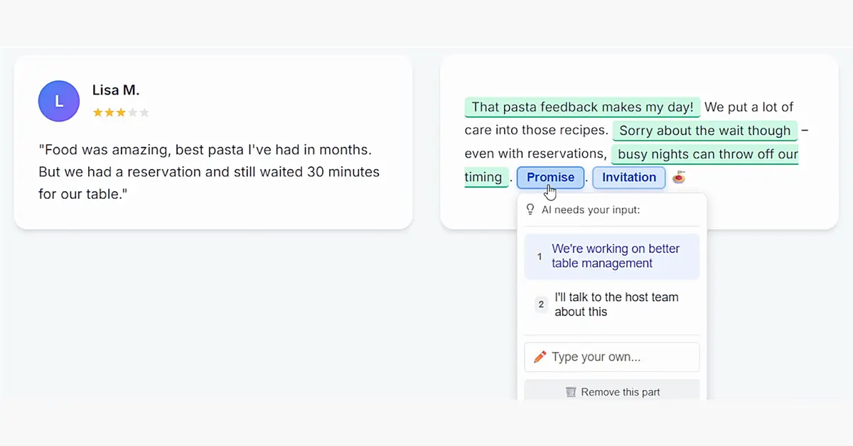 Screenshot 1 of ReviewResponder
