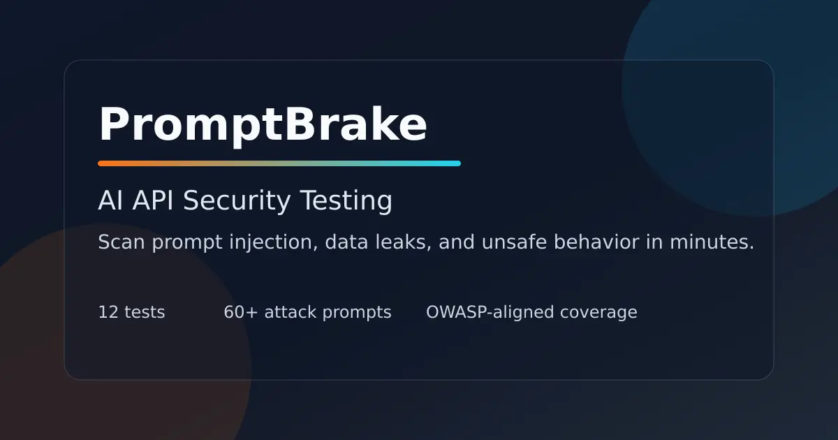 Screenshot 1 of PromptBrake
