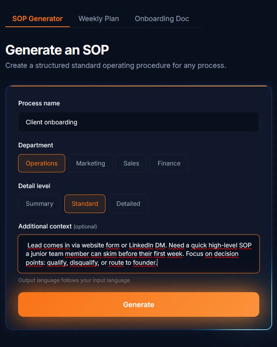 Screenshot 1 of SoloStack OS