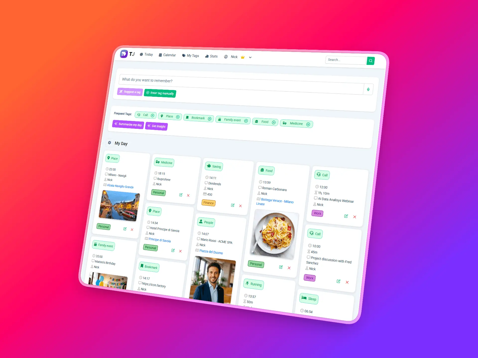 Screenshot 1 of TagJournal