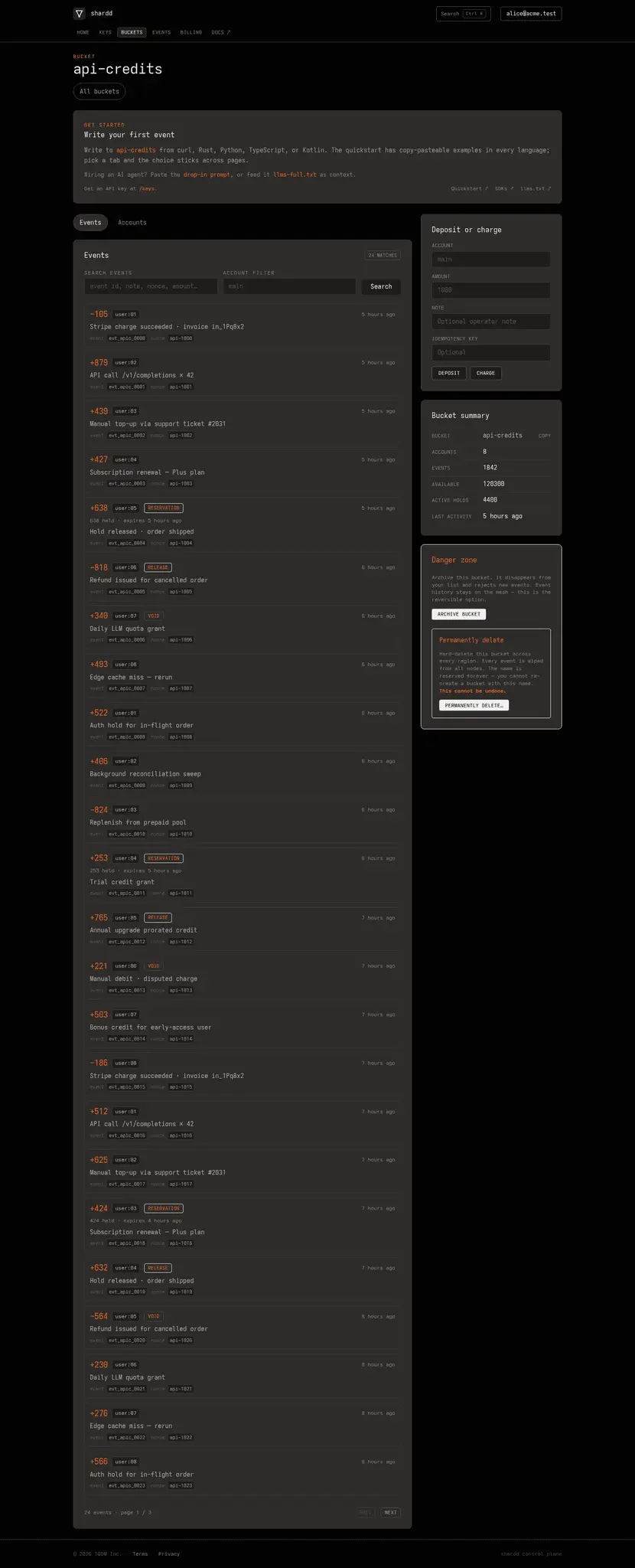 Screenshot 7 of shardd