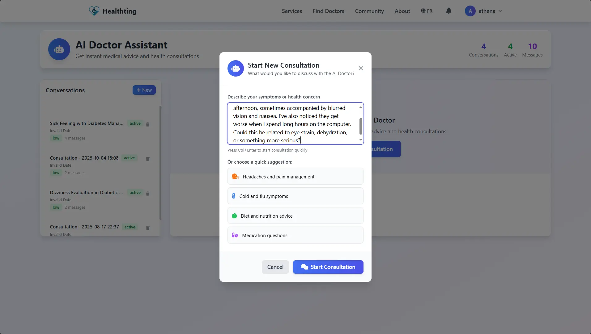 Screenshot 7 of https://www.healthting.com/