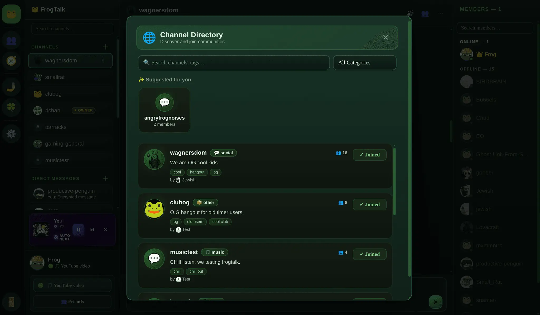 Screenshot 3 of FrogTalk