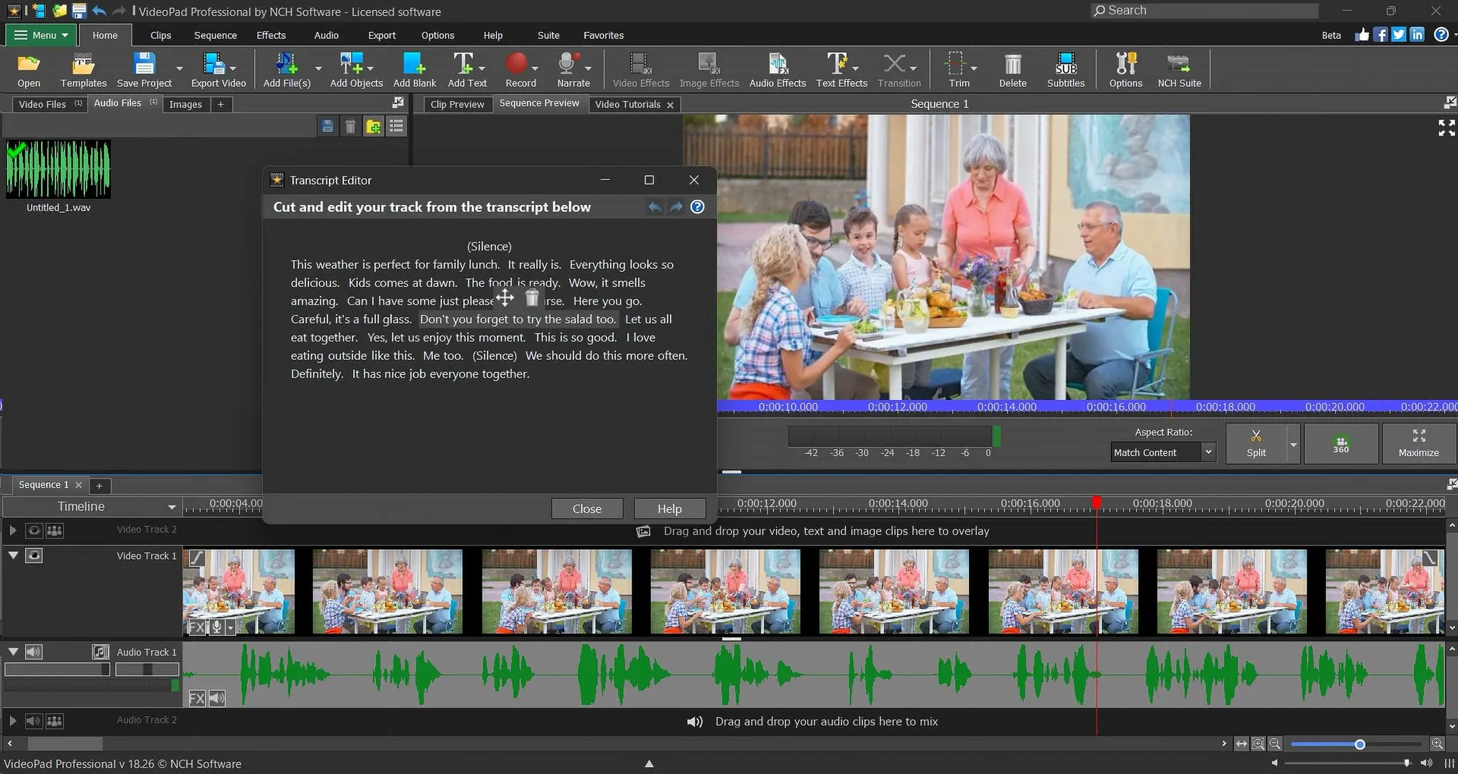 Screenshot 1 of VideoPad Video Editor