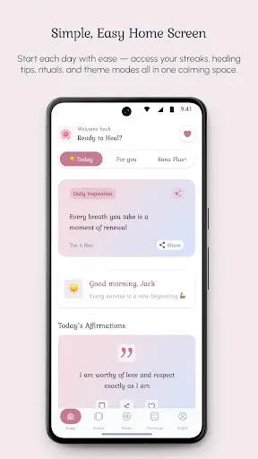 Screenshot 2 of Sana – Heal Gently, Together