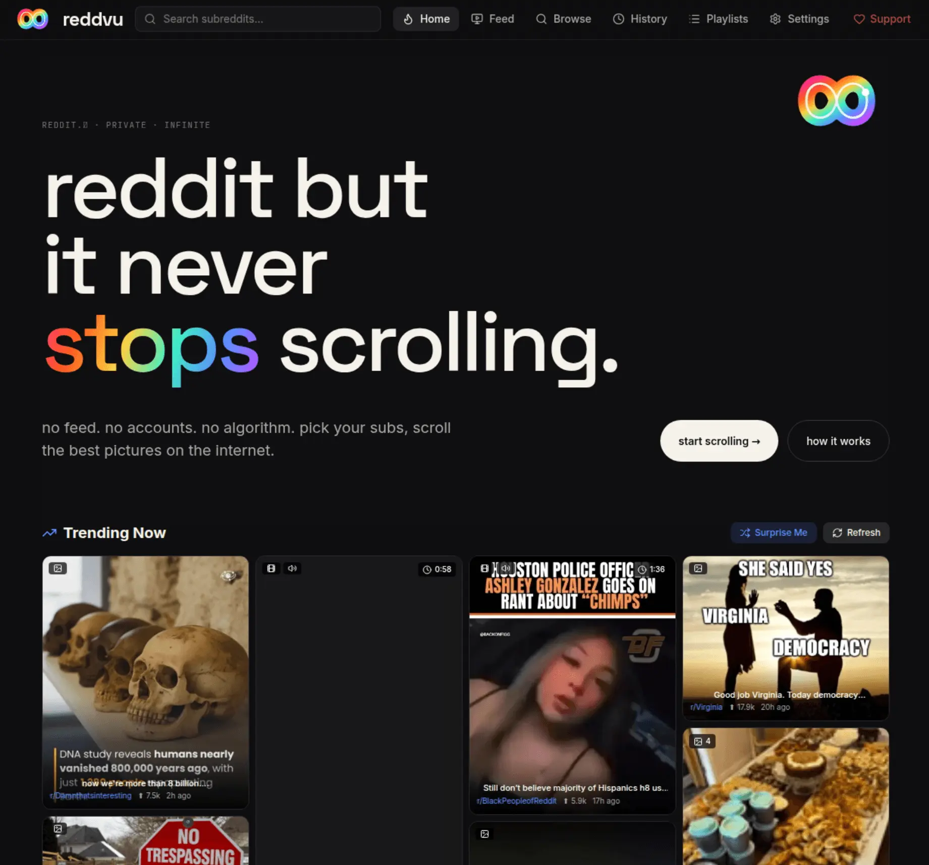 Screenshot 1 of reddvu