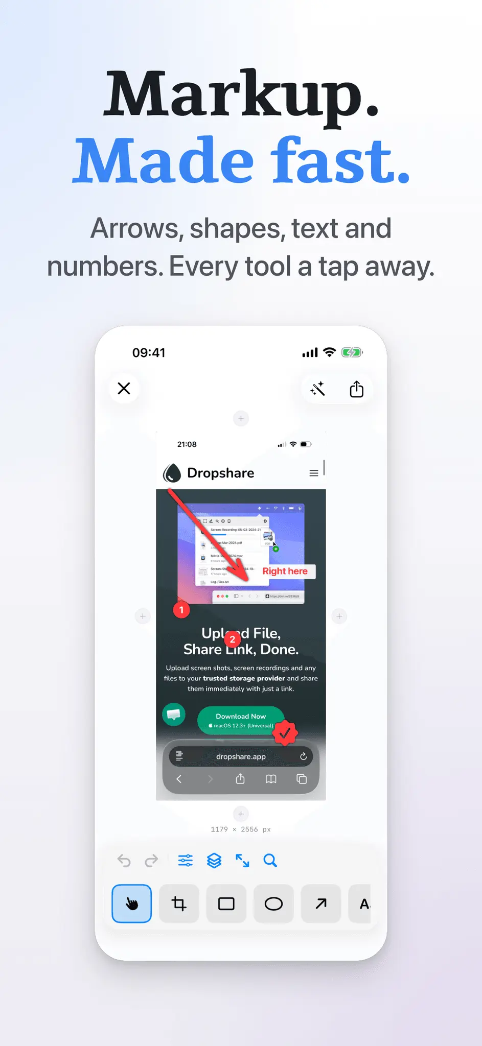 Screenshot 1 of Screenshot Markup: Annotate
