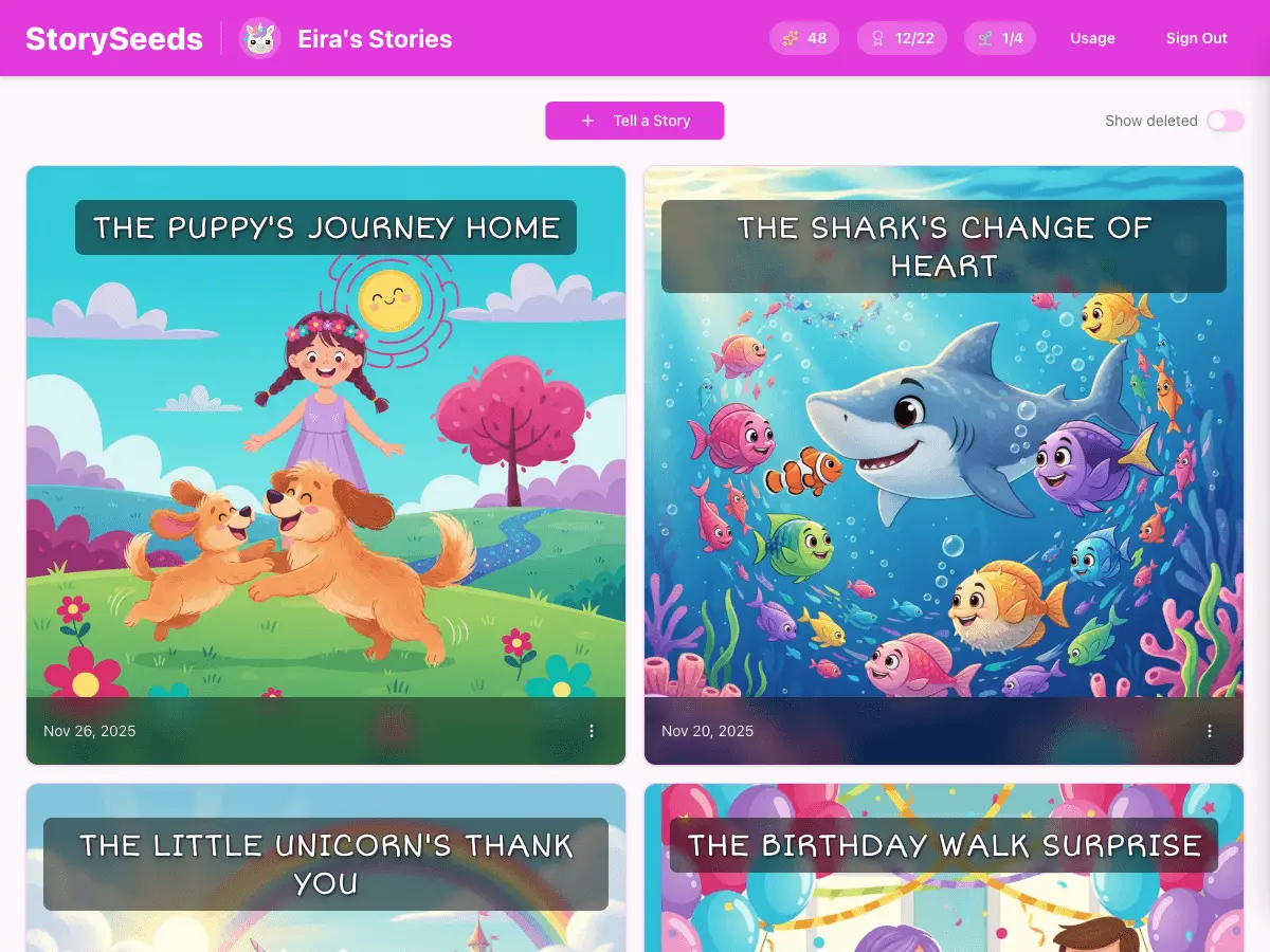 Screenshot 2 of StorySeeds