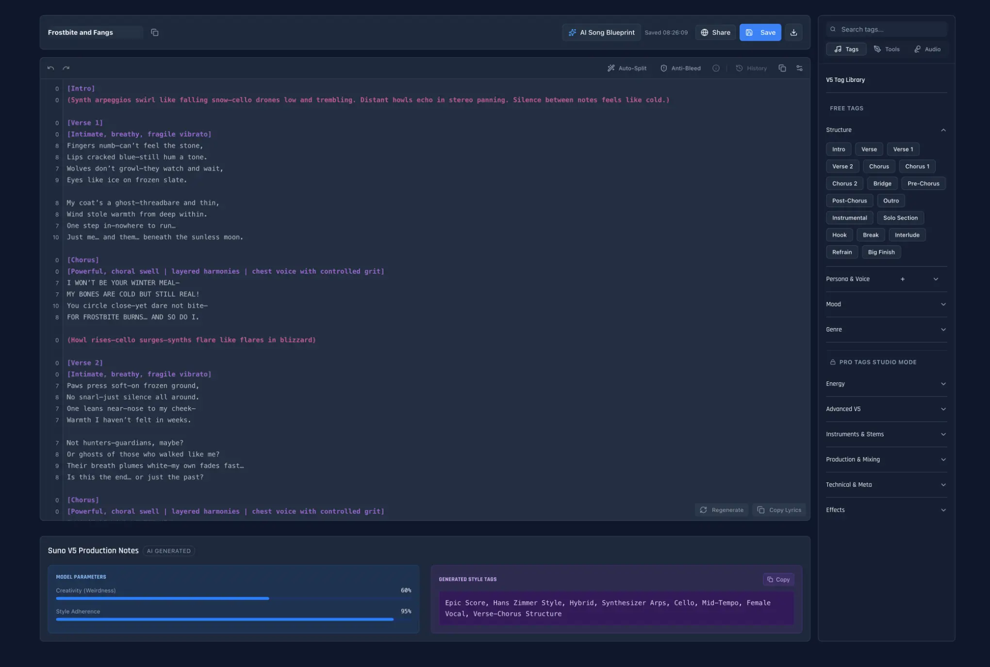 Screenshot 1 of Suno Architect