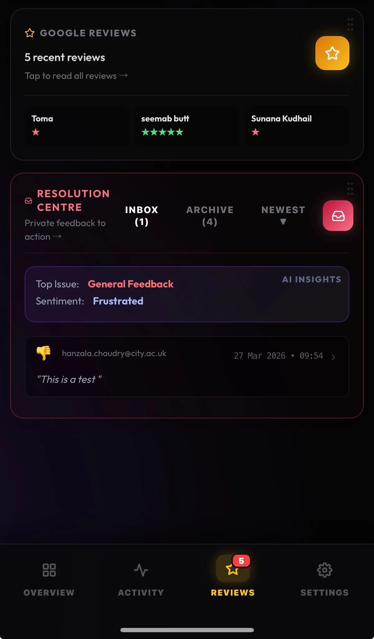 Screenshot 3 of Titanium — Smart Review Stands