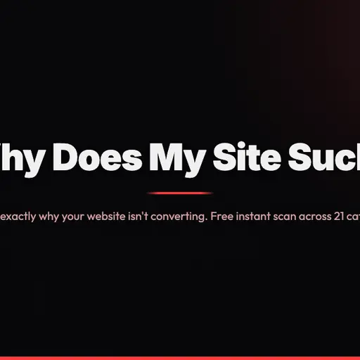 WhyDoesMySiteSuck