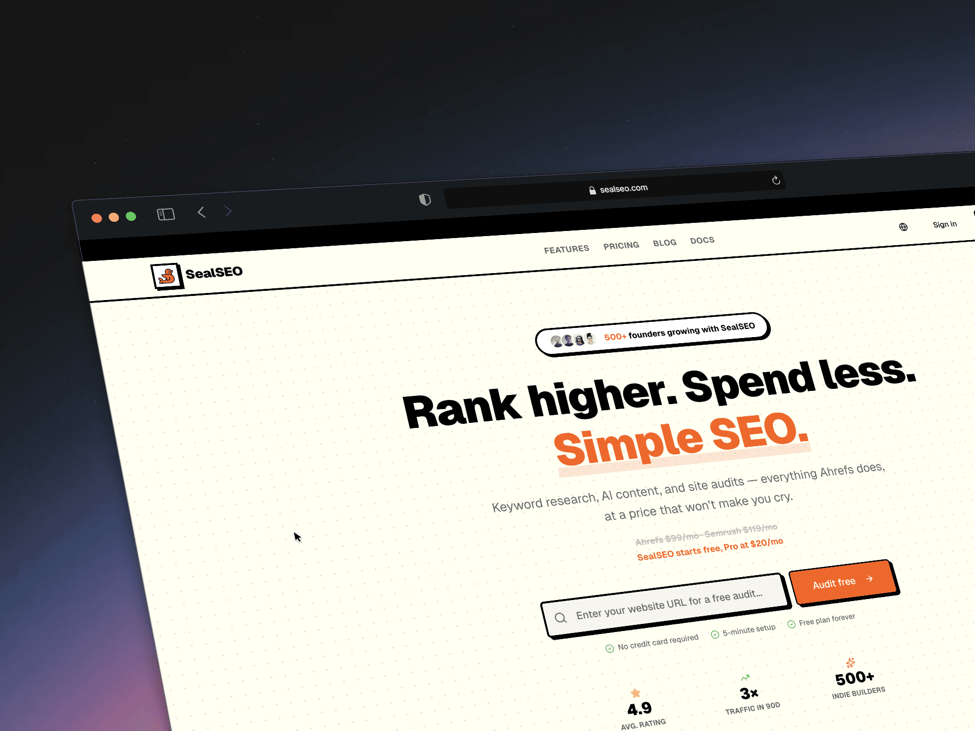 Screenshot 1 of SealSEO