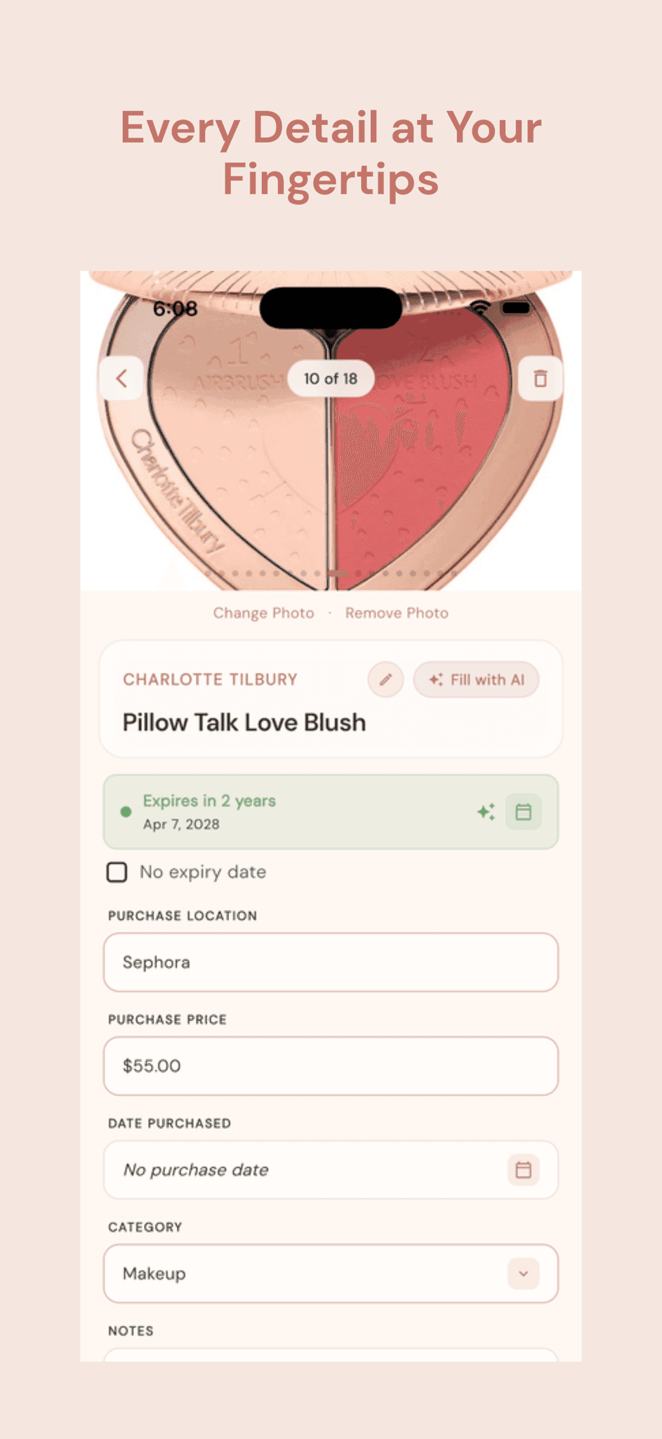 Screenshot 4 of ShelfCheck: Beauty Organizer