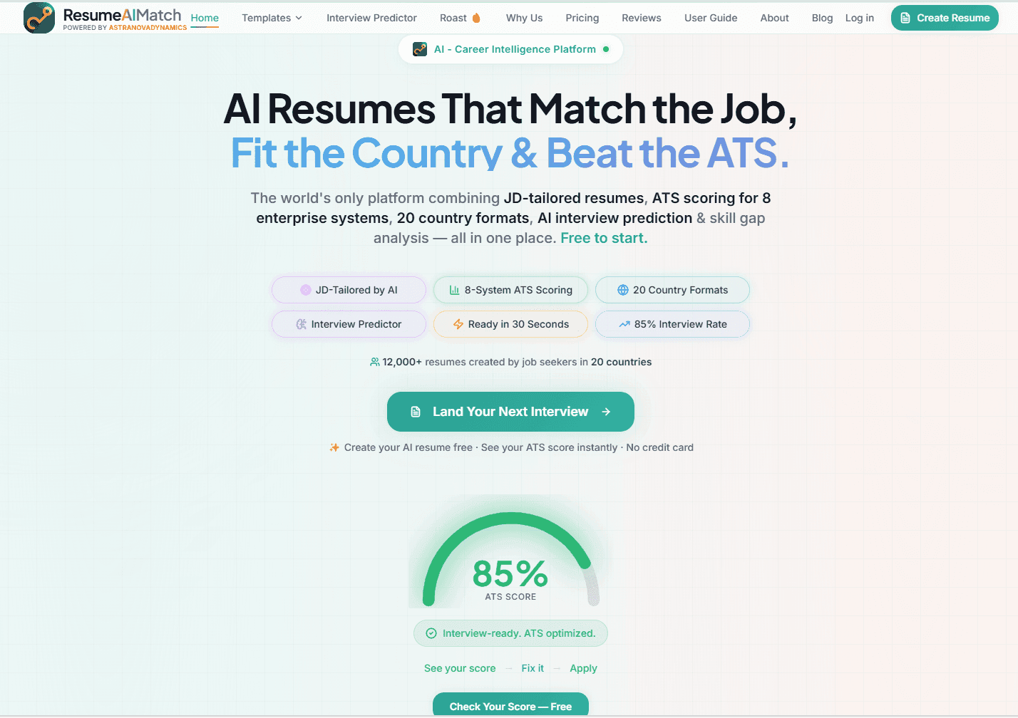 Screenshot 1 of ResumeAIMatch