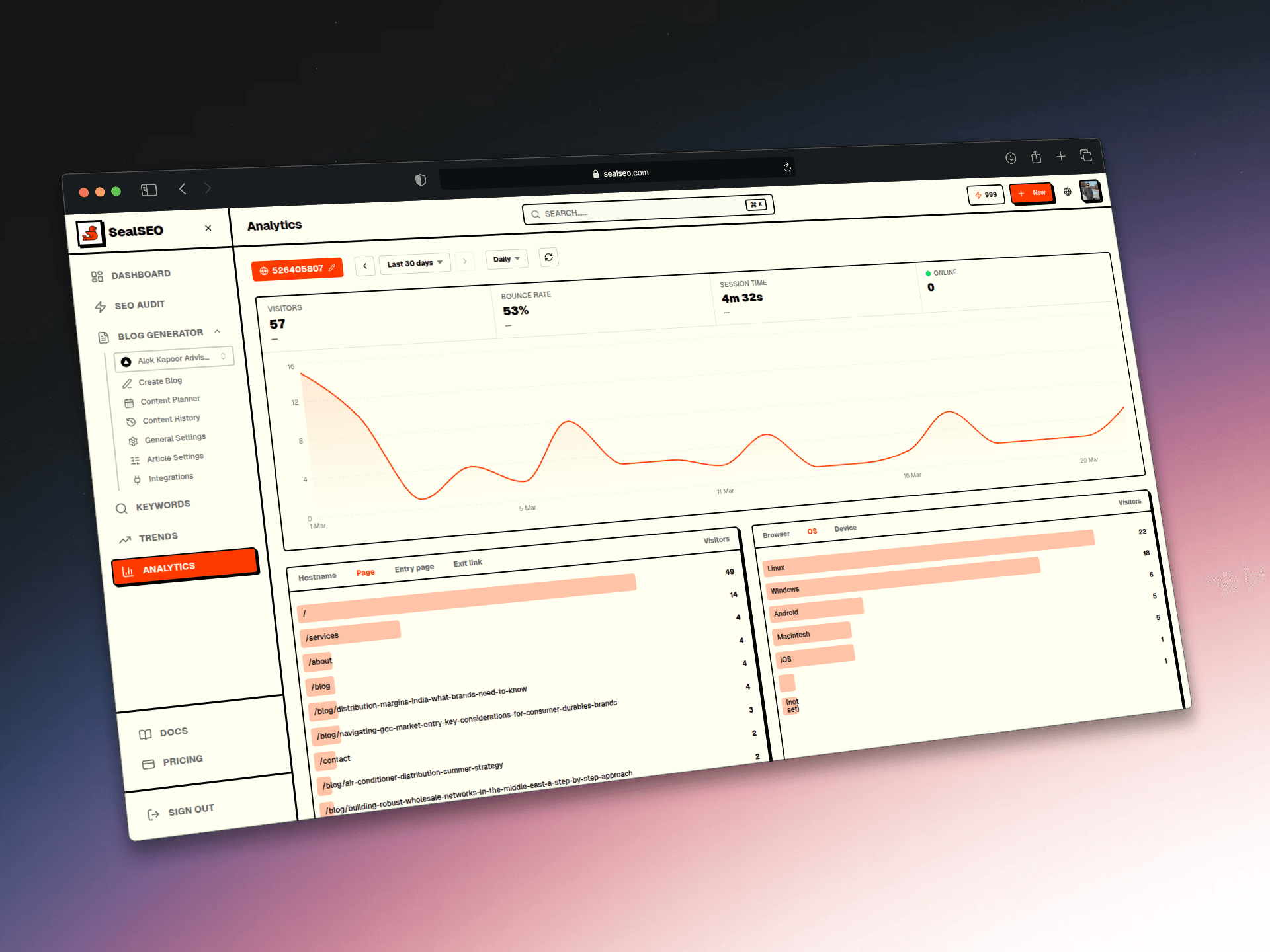 Screenshot 3 of SealSEO