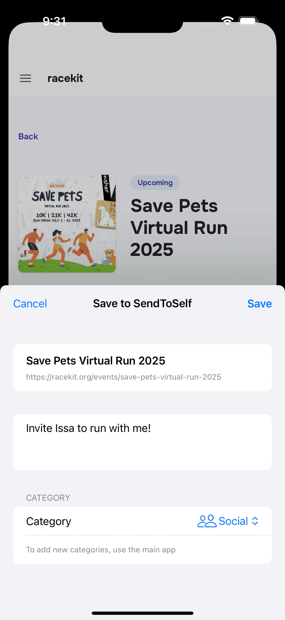 Screenshot 3 of Send to Self 