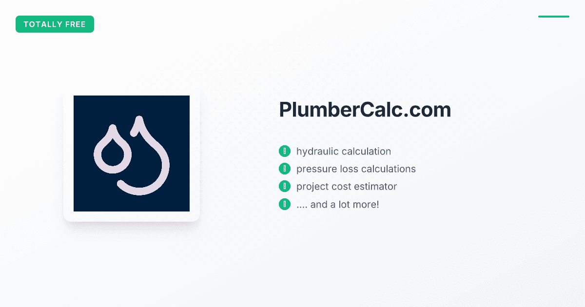 Screenshot 1 of Plumbercalc.com