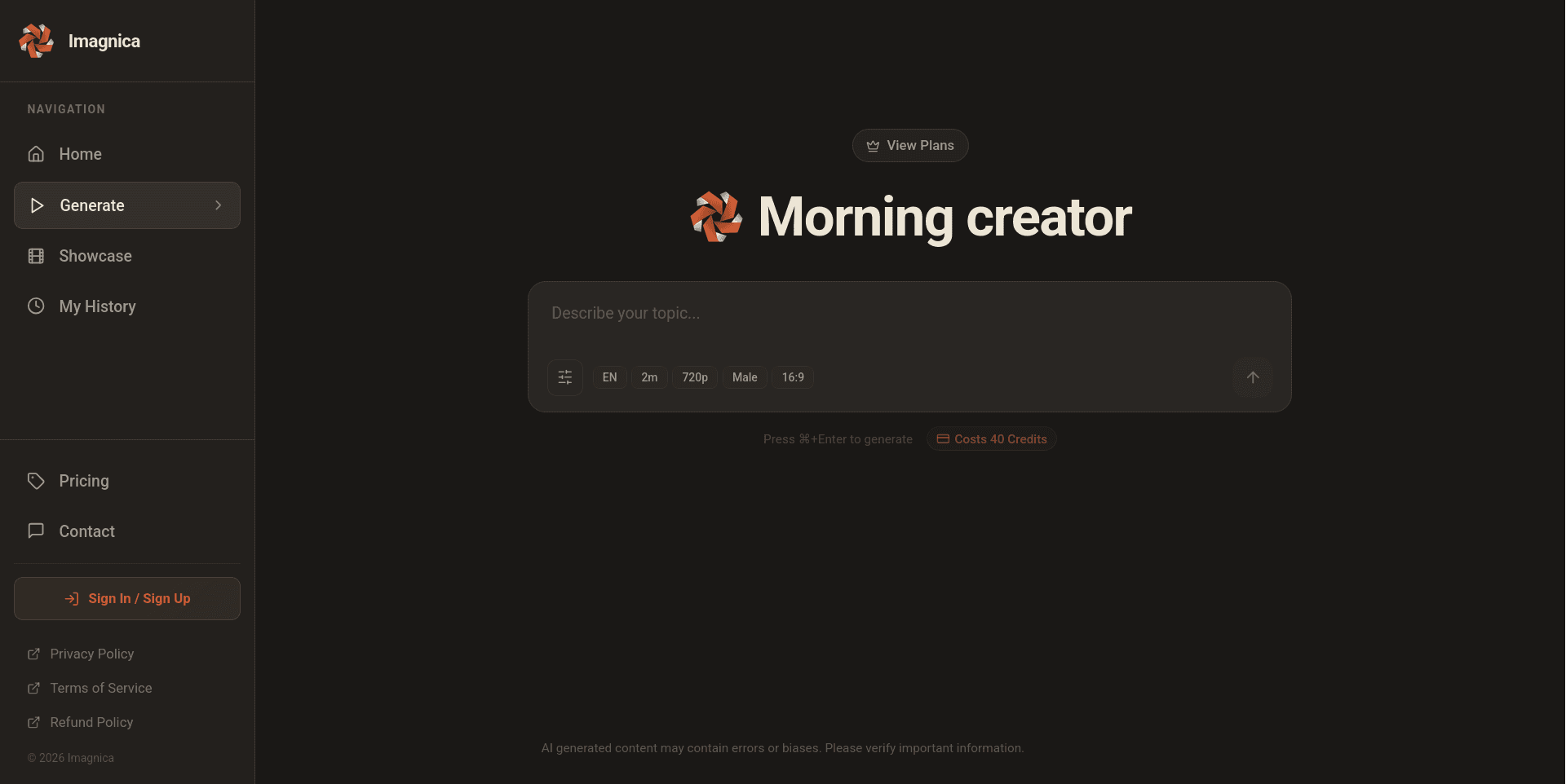 Screenshot 8 of Imagnica AI