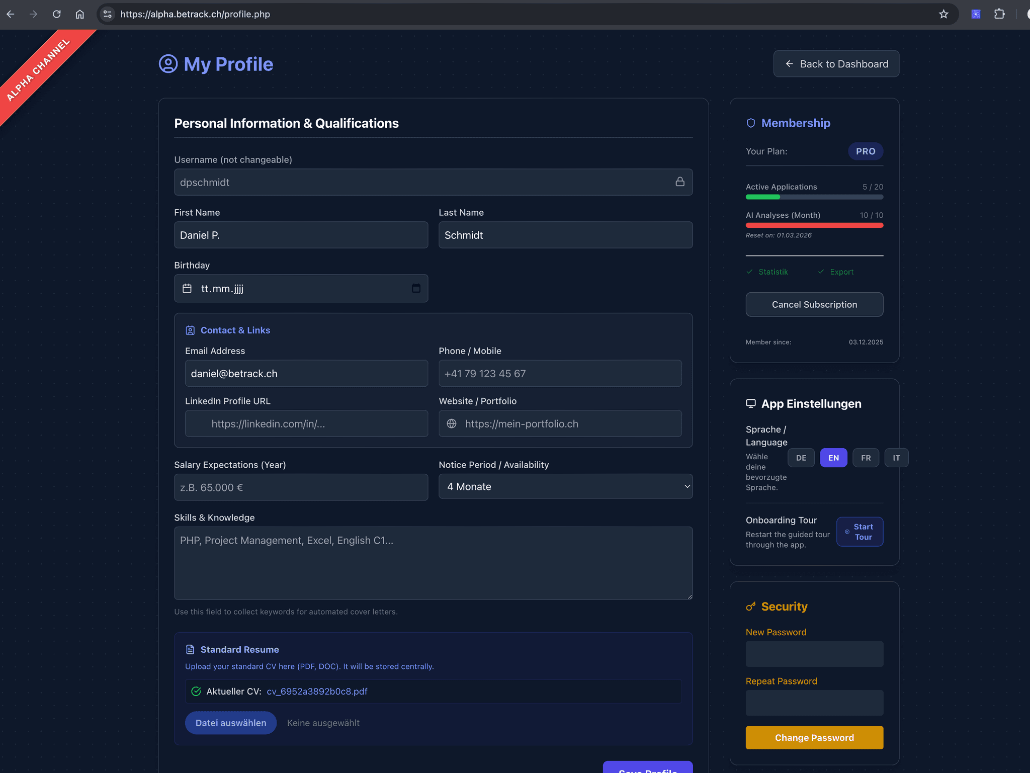 Screenshot 7 of BeTrack