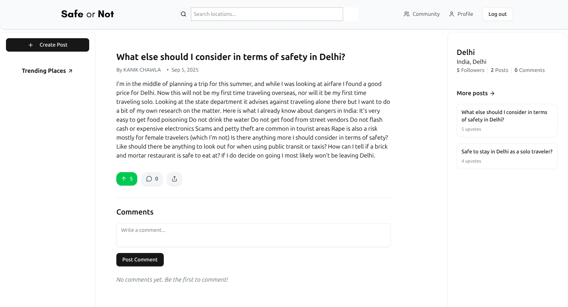 Screenshot 3 of Safe or Not