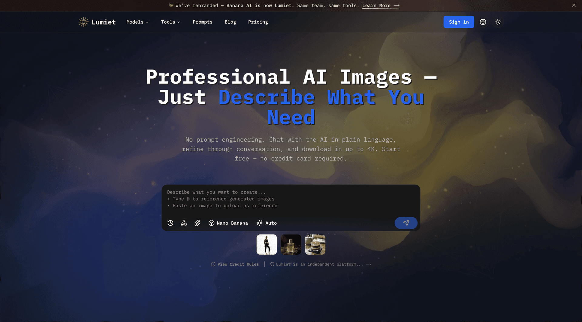 Screenshot 1 of AI Image Generator