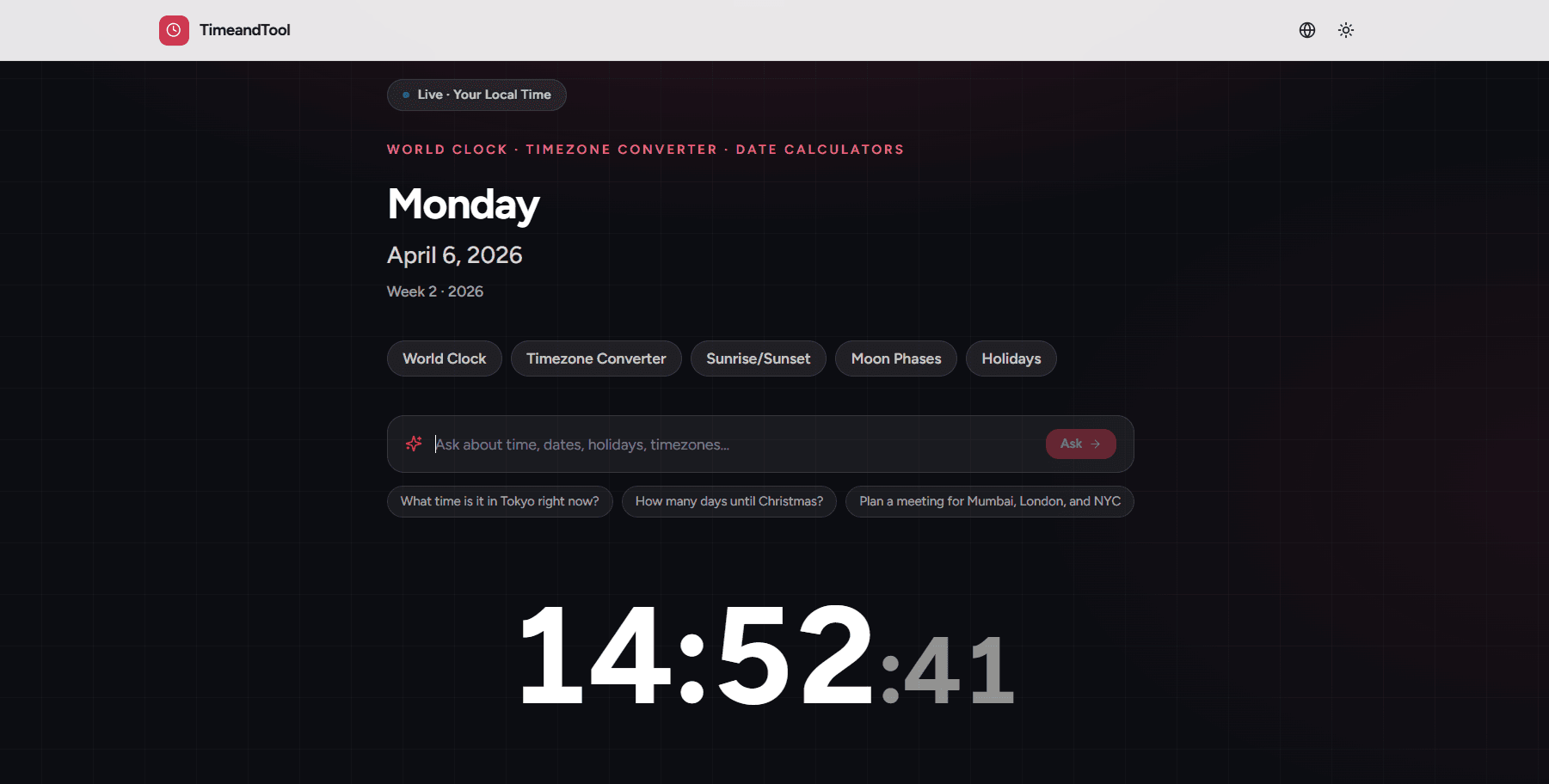 Screenshot 1 of TimeandTool