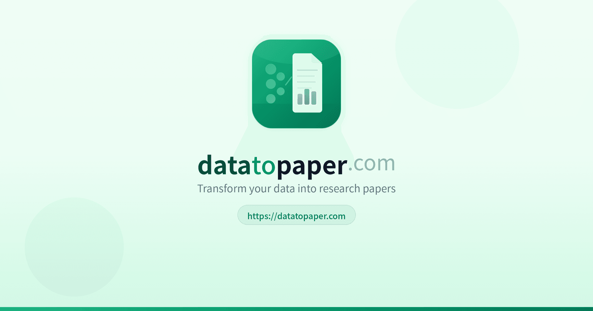 Screenshot 1 of Data2Paper
