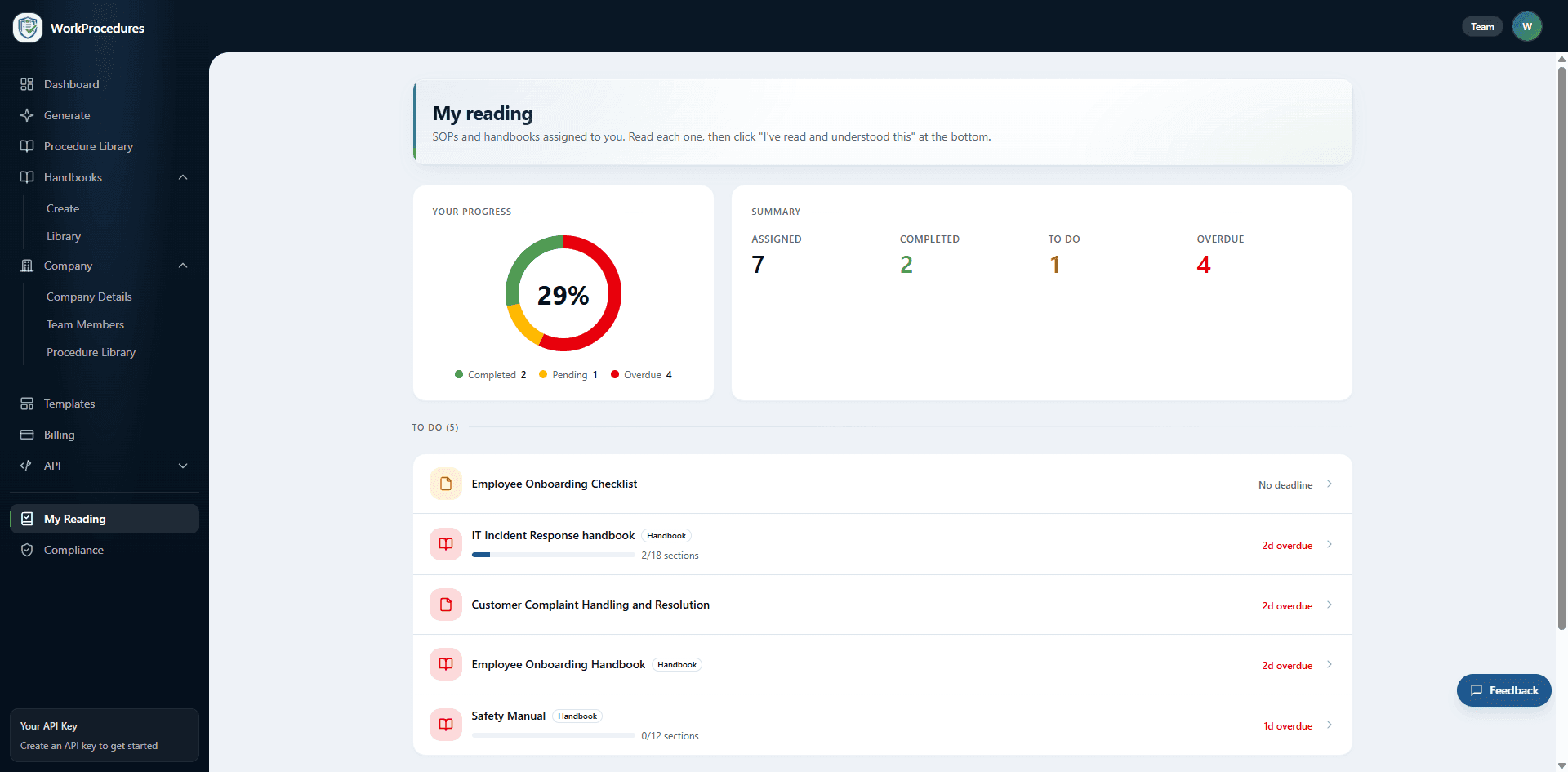 Screenshot 3 of WorkProcedures