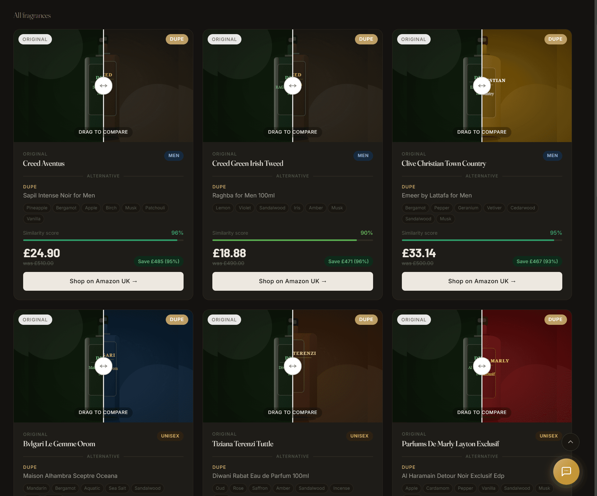 Screenshot 2 of Dupe Fragrance
