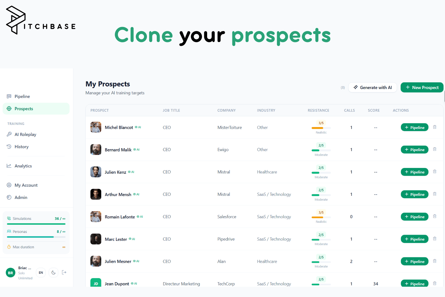 Screenshot 2 of Pitchbase