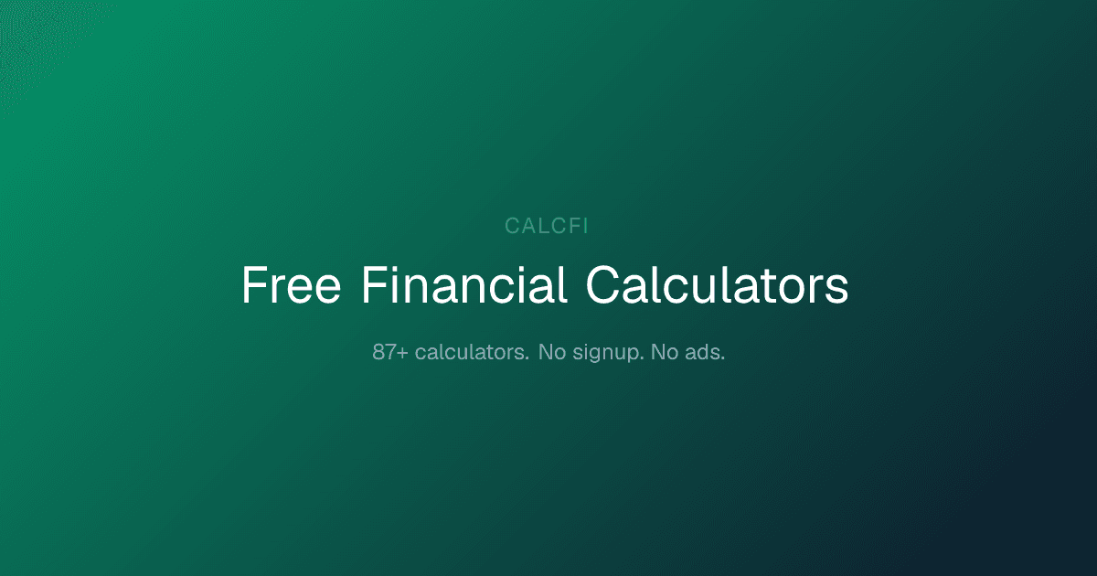 Screenshot 1 of CalcFi