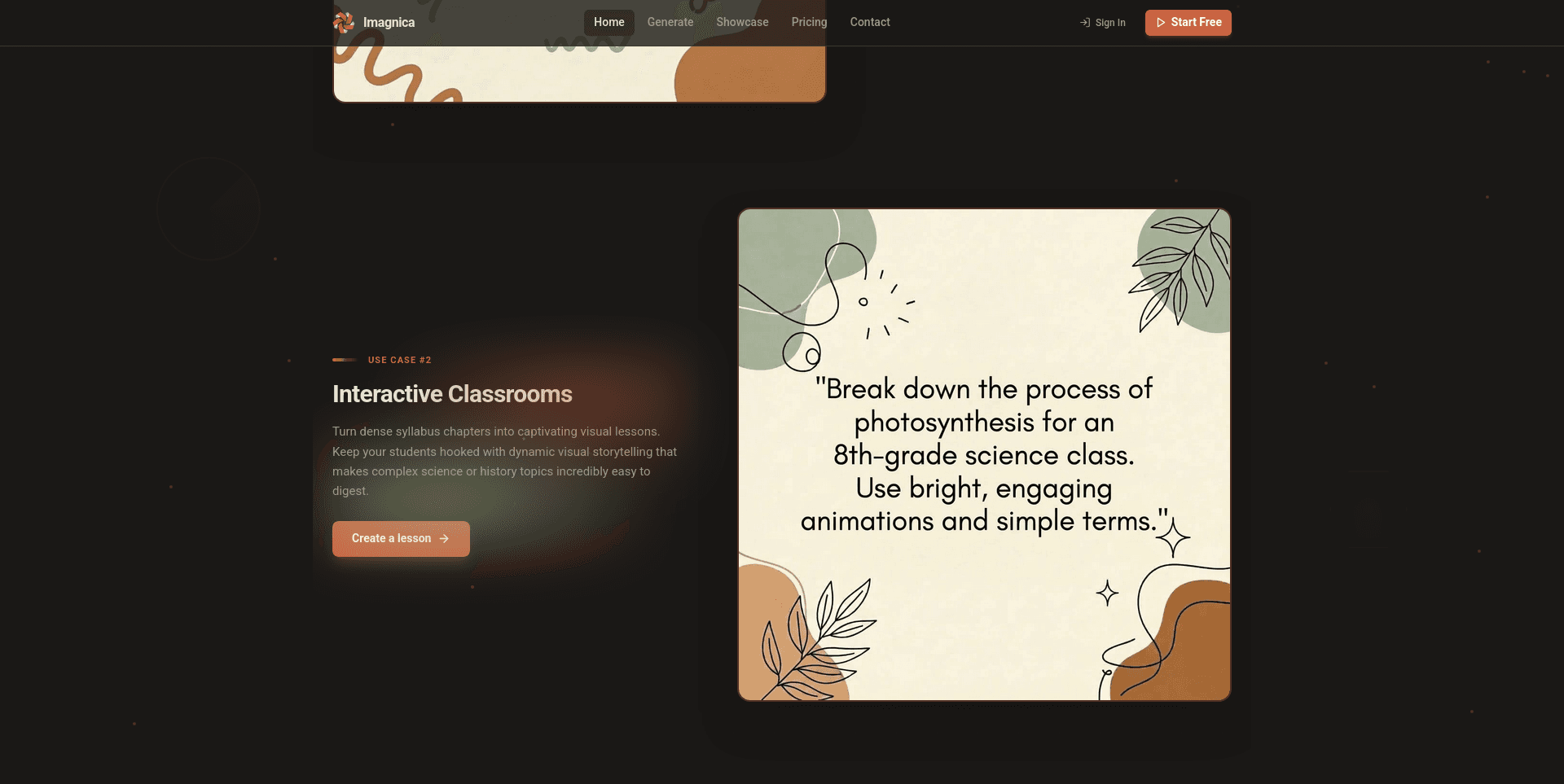 Screenshot 3 of Imagnica AI