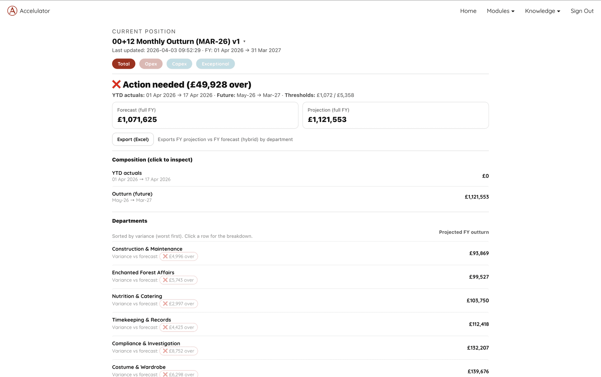 Screenshot 1 of Accelulator