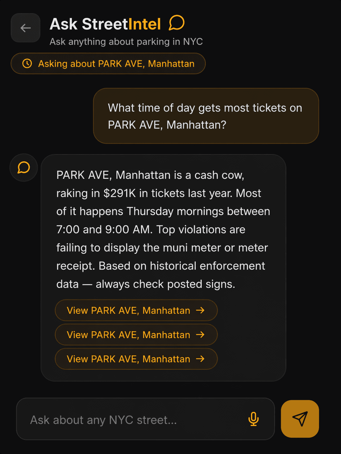Screenshot 2 of StreetIntel