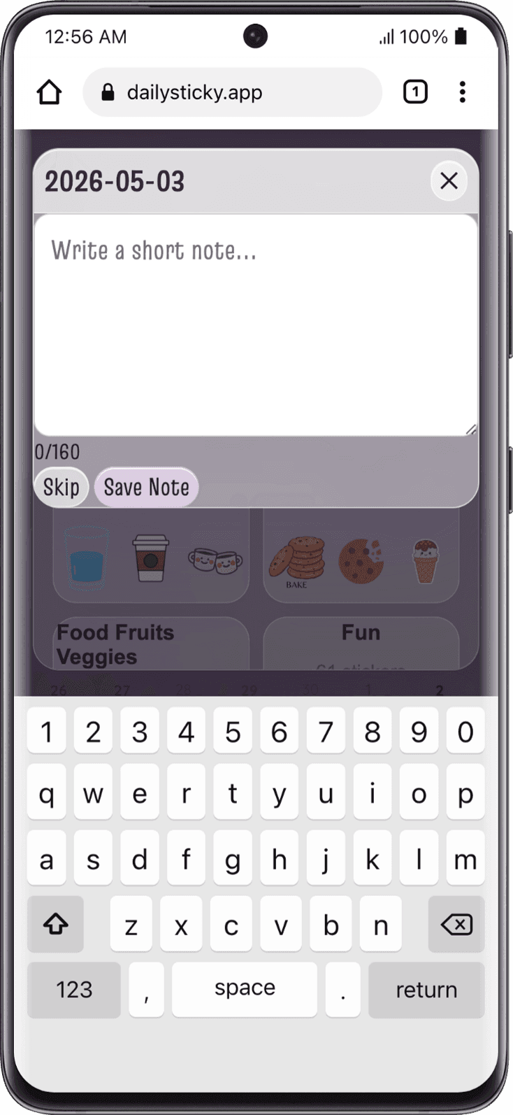 Screenshot 2 of Daily Sticky